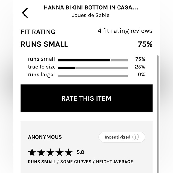 JOUES DE SABLE ❤️‍🔥 HANNA BIKINI BOTTOMS NWT IN CASANOVA SIZE LARGE - Picture 8 of 15